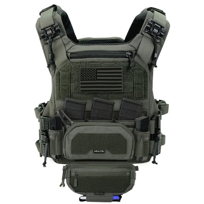 Agilite K19 lemeztartó mellény, ranger green