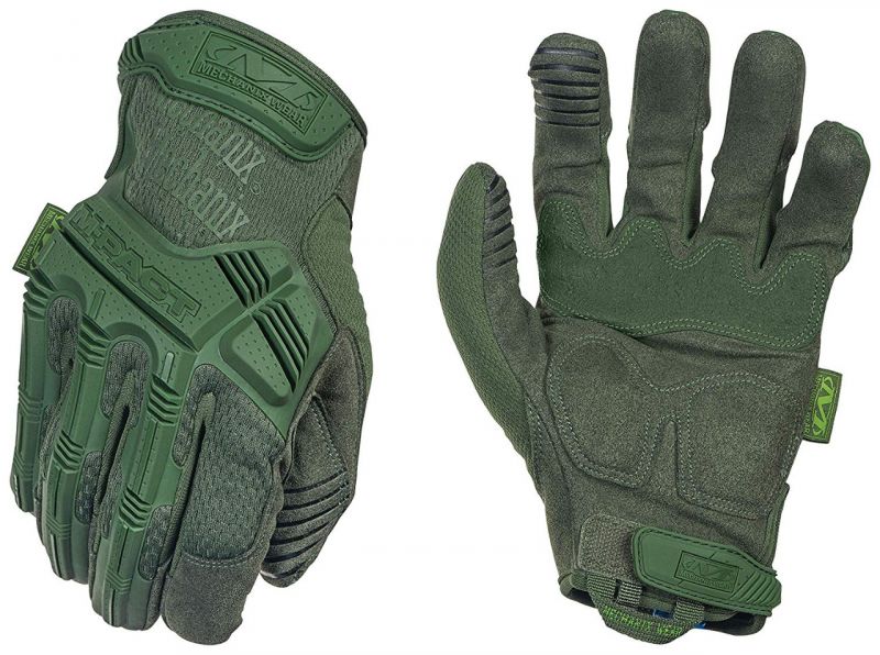 Mechanix M-Pact ütésálló kesztyű, olívazöld