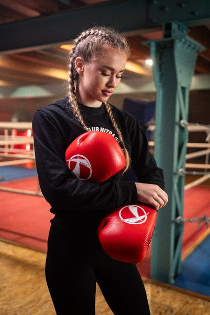 Katsudo Champion IV bokszkesztyű, piros