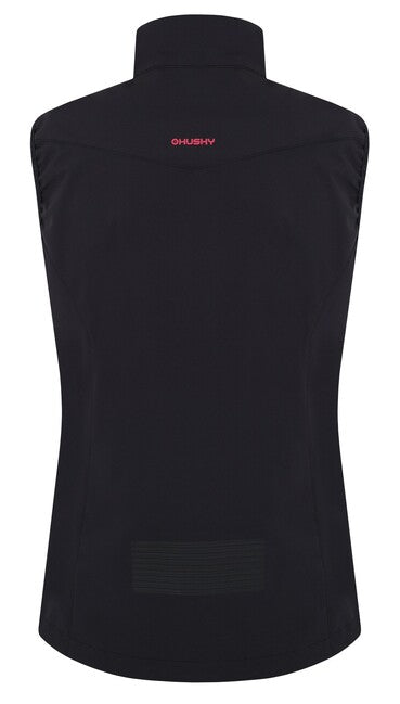 HUSKY Salien női softshell mellény, fekete