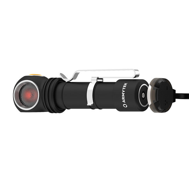 ArmyTek Wizard C2 WR fejlámpa LED mágneses tartóval akkumulátoros táplálás 1100 lm 3 h 65 g, White & Red
