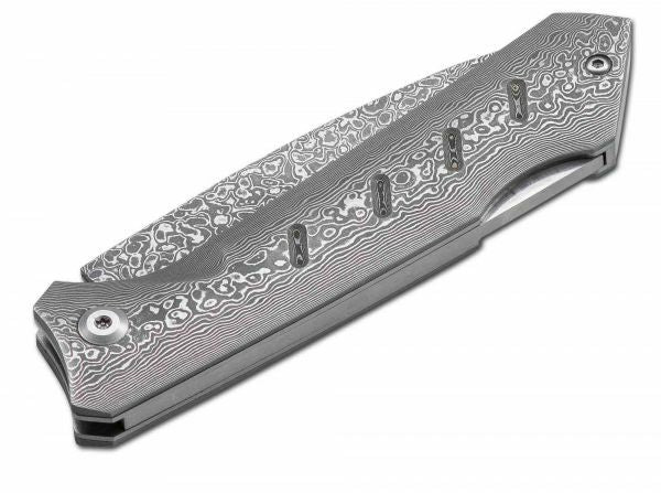 BÖKER® Damascus Dominator zsebkés 8,4 cm, damaszk