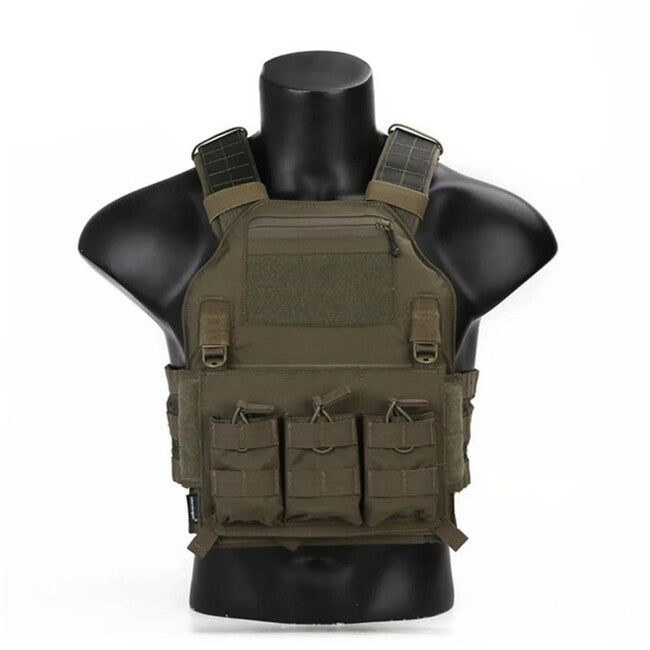 Emersongear 420 lemeztartó mellény 500D, Ranger Green