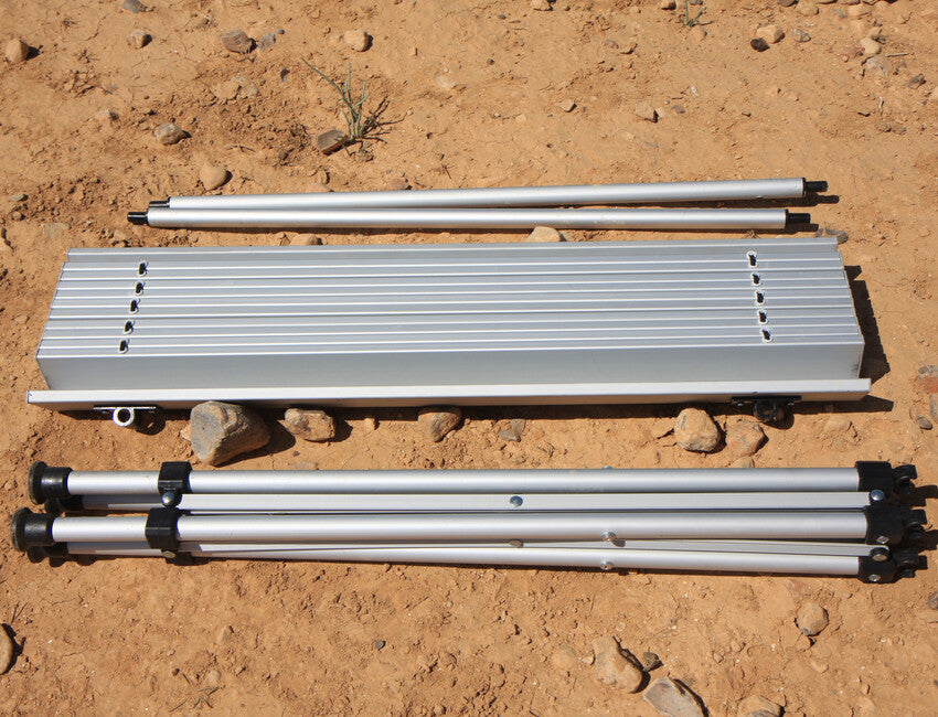 BasicNature Roll Table utazó asztal 70 x 70 cm