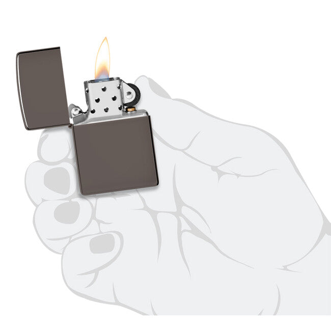 Zippo benzinöngyújtó, black ice