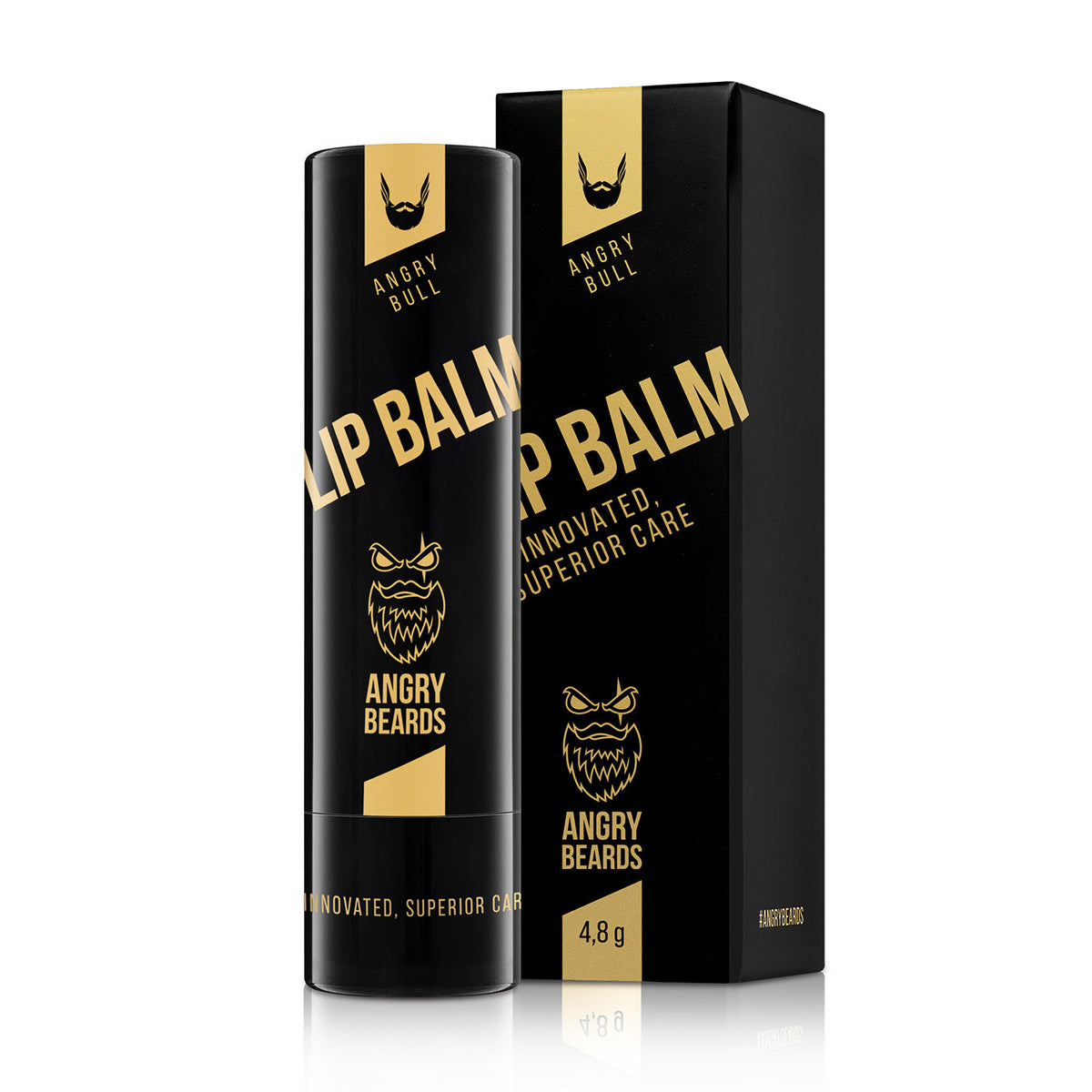 ANGRY BEARDS Energizáló Lip Balm Bull ajakvédő balzsam, 4,8 ml