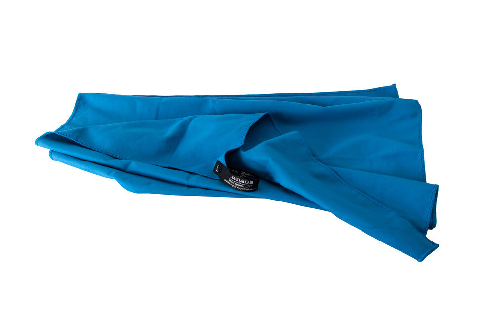 BasicNature Velour törölköző 85 x 150 cm, kék