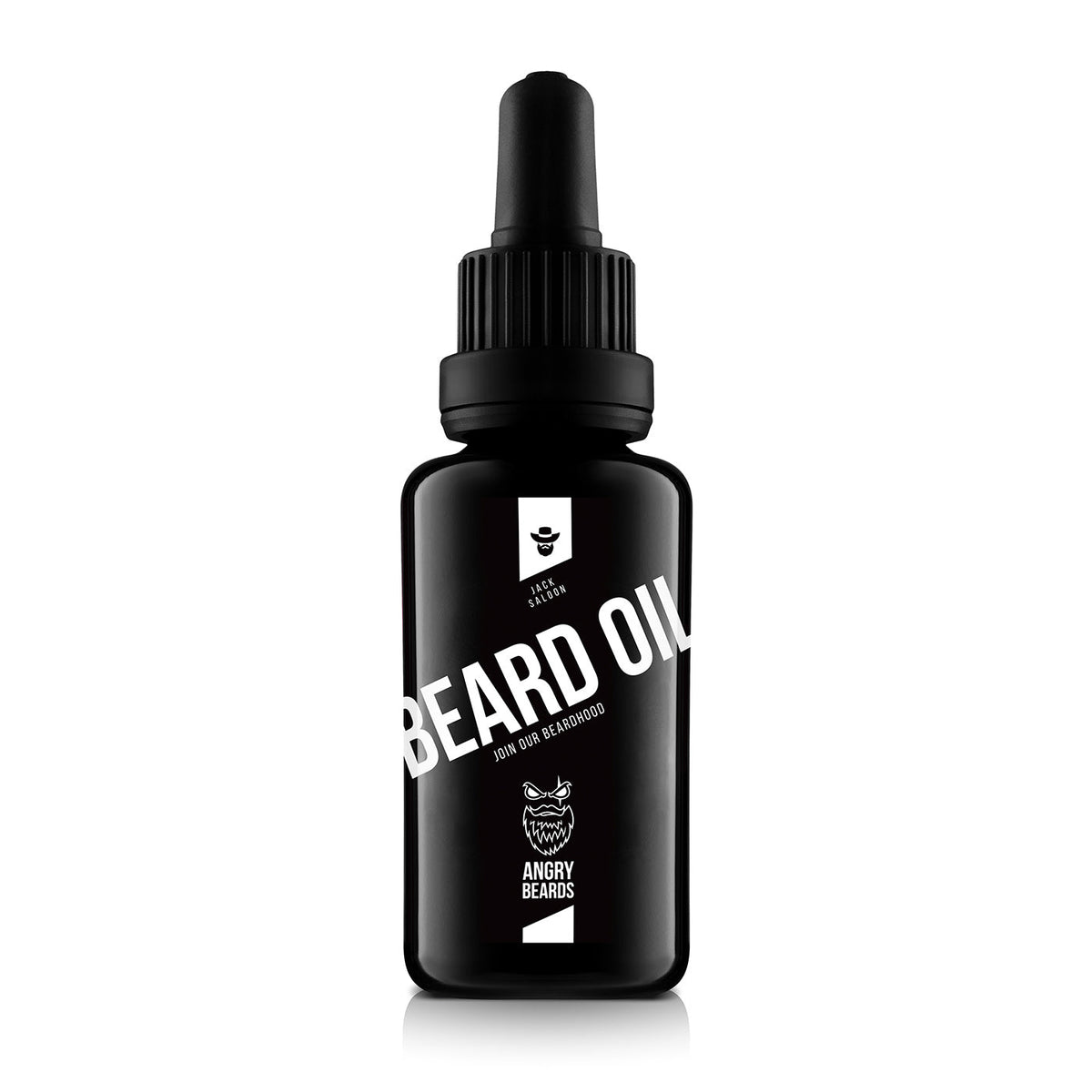 ANGRY BEARDS Jack Saloon szakáll- és bajuszolaj, 30 ml
