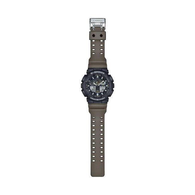 Casio G-Shock GA-100TU-1A3ER óra, fekete/barna