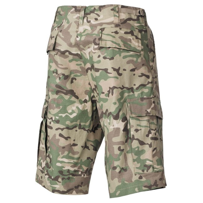 MFH BDU amerikai rövid nadrág Ripstop, operation-camo