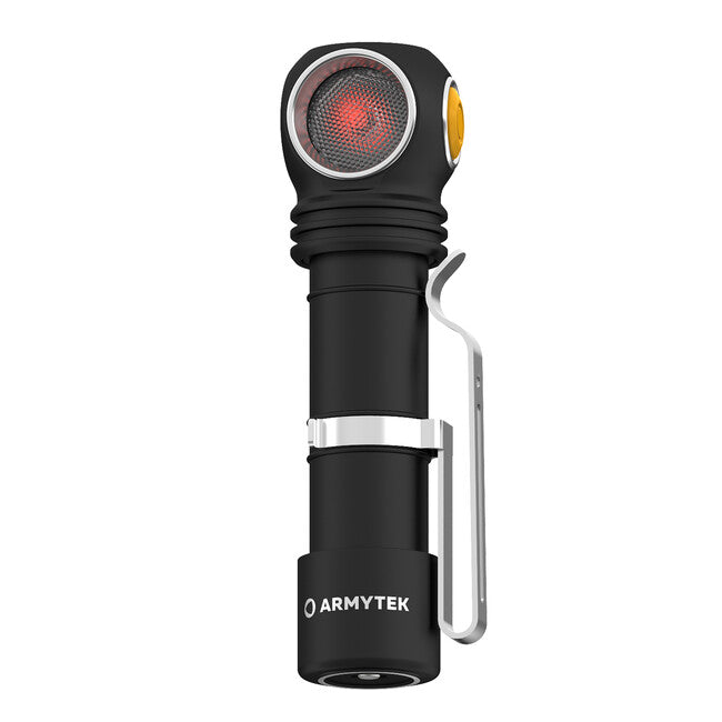ArmyTek Wizard C2 WR fejlámpa LED mágneses tartóval akkumulátoros táplálás 1100 lm 3 h 65 g, White & Red