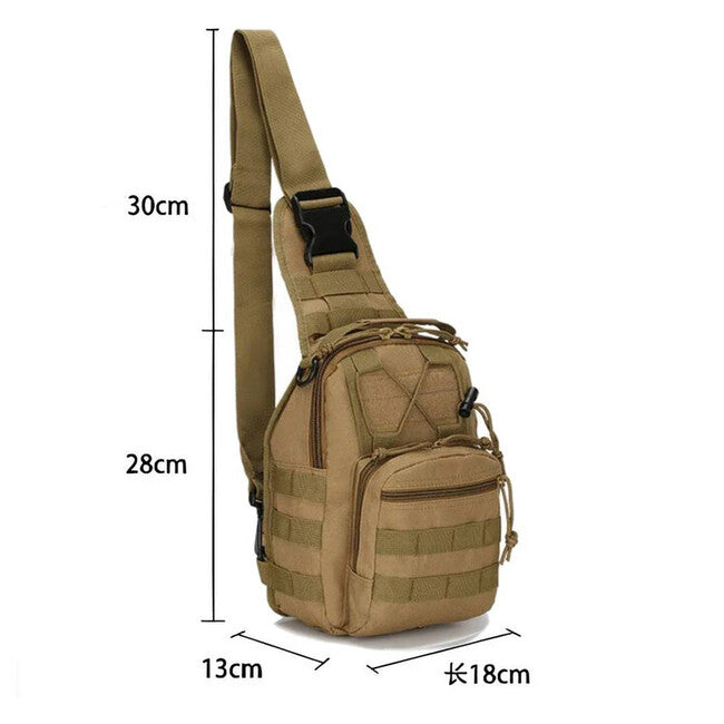 DRAGOWA Crossbody táska, coyote