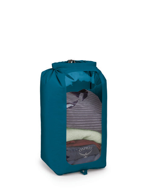 OSPREY DRY SACK 35 ablakkal vízálló zsák, waterfront blue