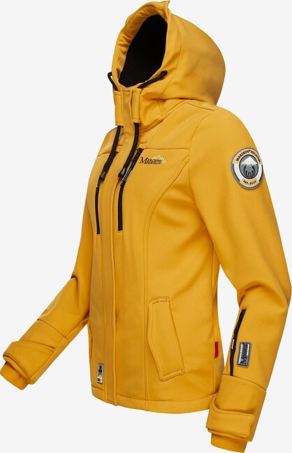 Marikoo KLEINE ZICKE női átmeneti kapucnis kabát, Amber yellow