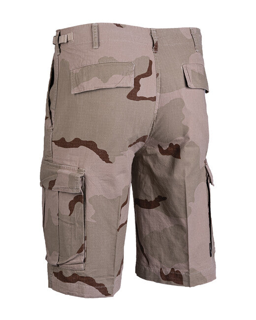 Mil-Tec BDU rövid nadrág US típus rip-stop előmosott 3col. desert