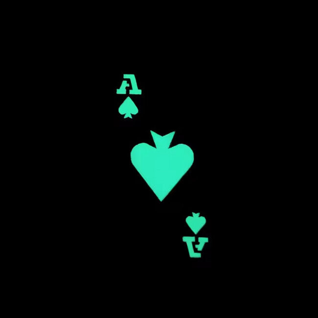 WARAGOD Poker Cards Ace of Spades felvarró, fekete