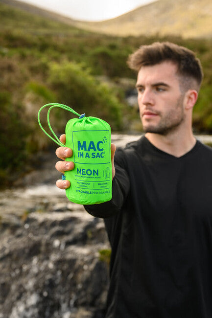 Mac in a Sac Origin 2 vízálló kabát UNI, neon green