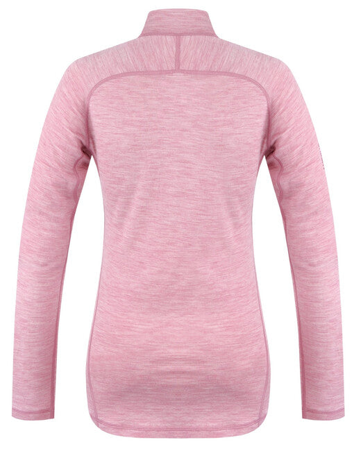 HUSKY Merino Merow Zips aláöltözet póló dl, faded rózsaszín