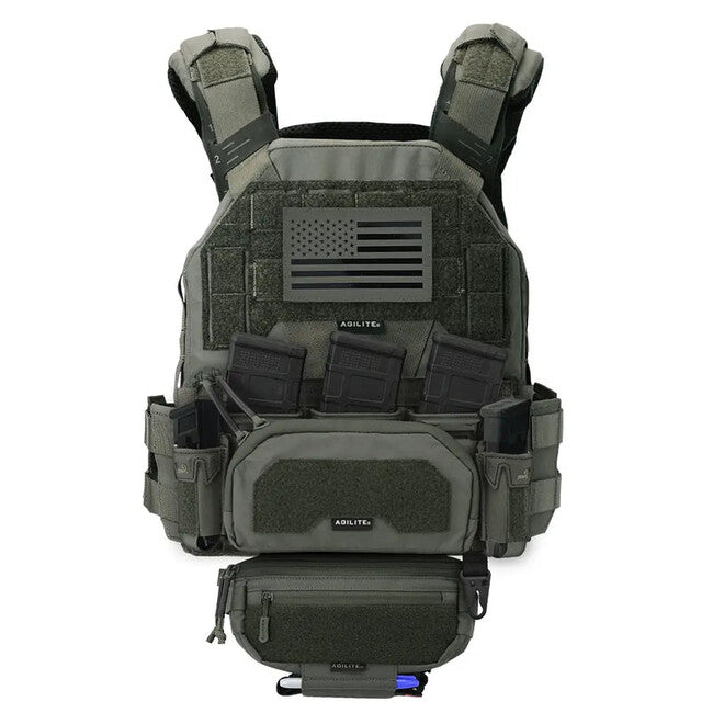 Agilite K-Zero lemeztartó mellény, ranger green