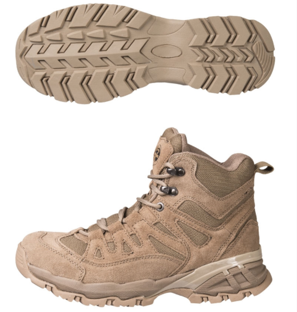 Mil-Tec SQUAD STIEFEL 5 INCH cipő, Coyote