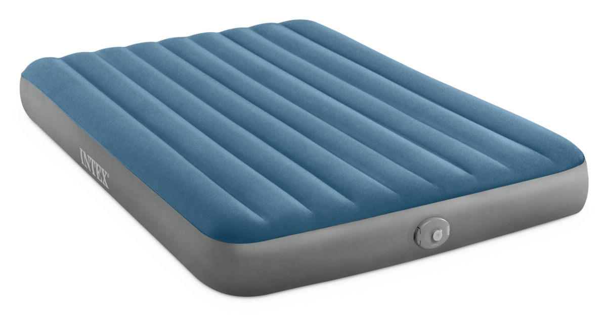 Intex Prestige Downy Queen felfújható ágy újratölthető pumpával