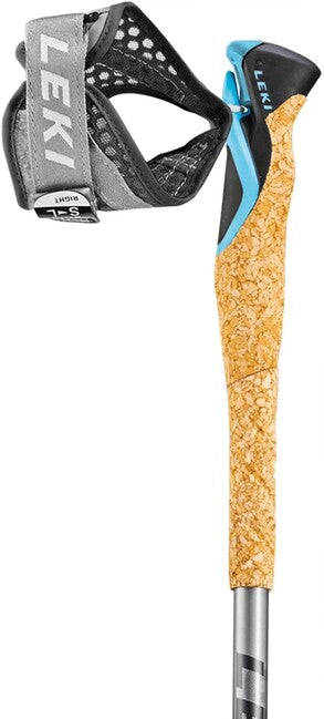 LEKI Cross Trail TA túrabot, sötét antracit-világos antracit-világoskék, 100 - 135 cm