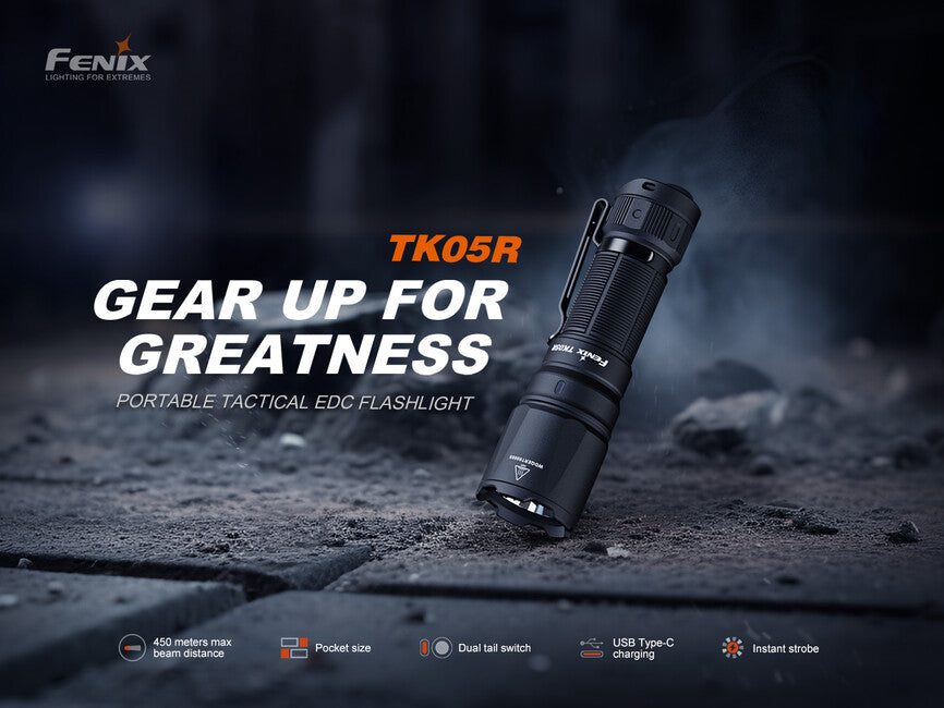 Fenix TK05R újratölthető LED lámpa