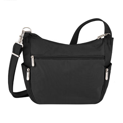 Travelon Classic Lady válltáska lopásbiztos Crossbody, fekete