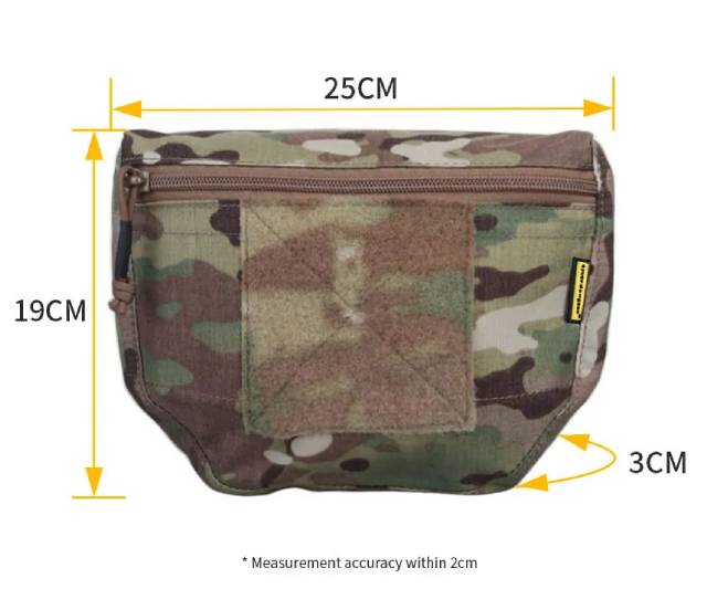Emersongear AVS JPC CPC lemeztartó mellényre rögzíthető Drop Down tok 500D, multicam
