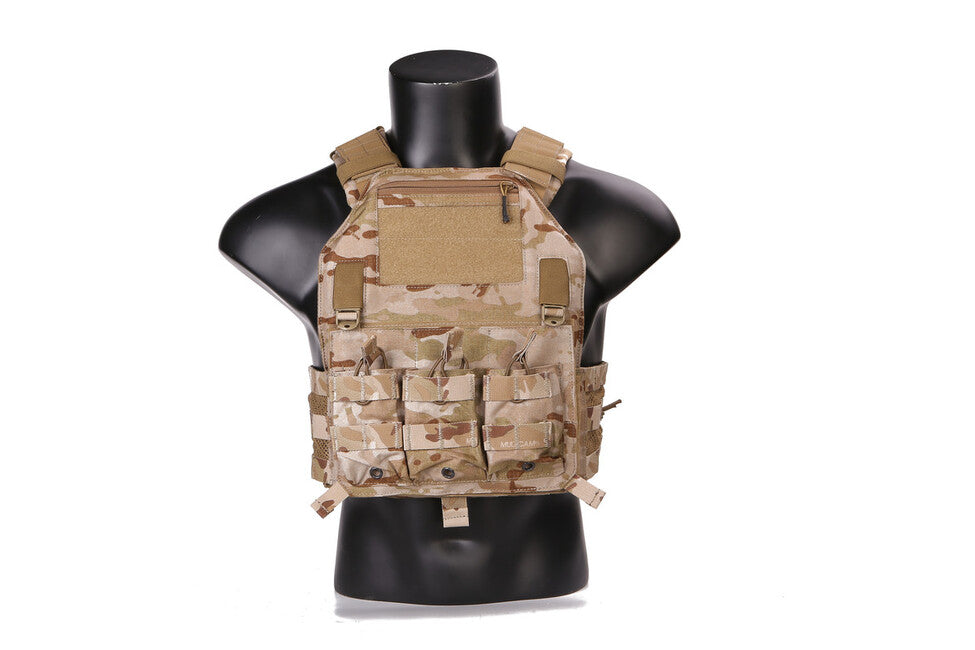 Emersongear 420 lemeztartó mellény, multicam arid