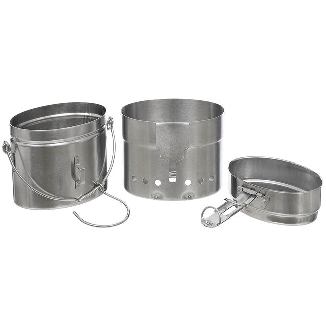 MFH SE Mess Kit 3 részes készlet, M40, rozsdamentes acél