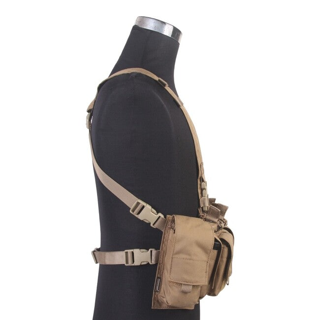 Emersongear MF style UW Gen IV mellkasi hordozó, coyote