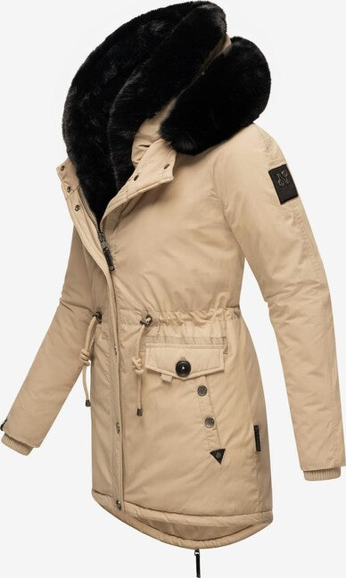 Navahoo Sweety Deluxe női téli parka, taupe