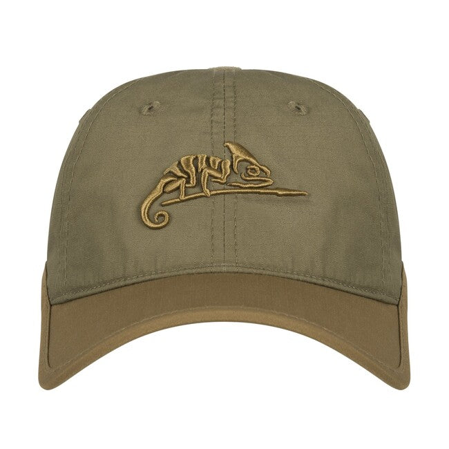 Helikon-Tex baseball sapka PolyCotton Ripstop logóval, Coyote / Olive Green