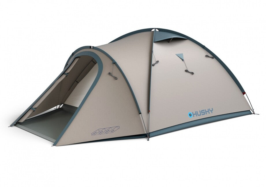 Husky Bizon 4 Classic családi sátor 4 személyre, light grey