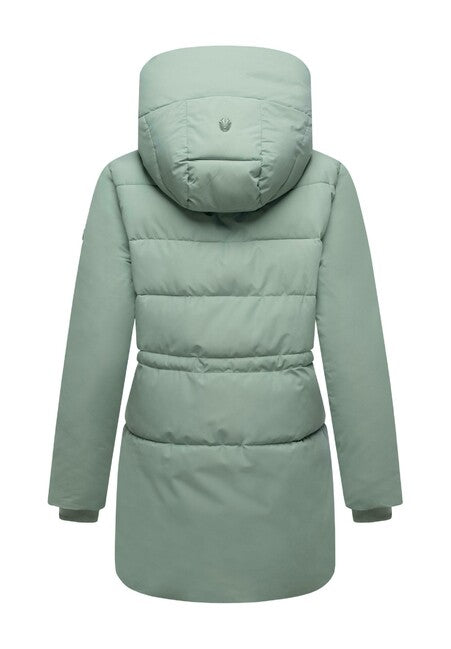 Marikoo Delilah16 női téli kapucnis kabát, Smokey mint