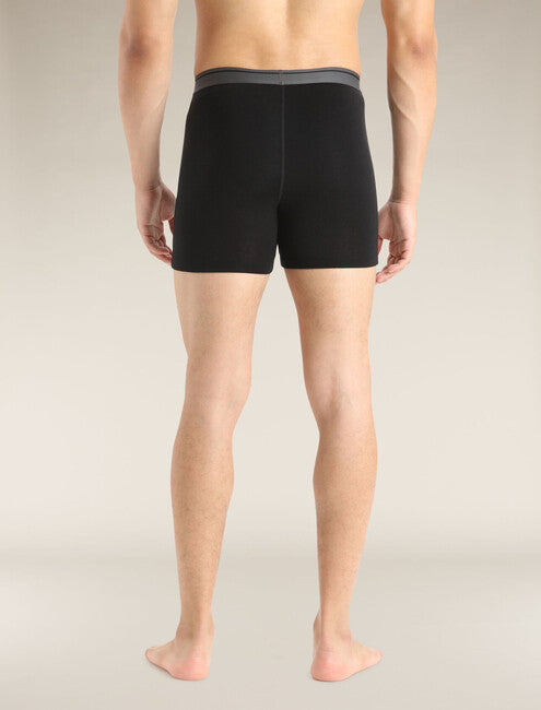 Icebreaker Anatomica férfi boxeralsó, fekete