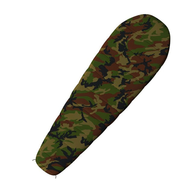 HUSKY Junior Army gyerek szintetikus háromszezónos hálózsák -10, zöld
