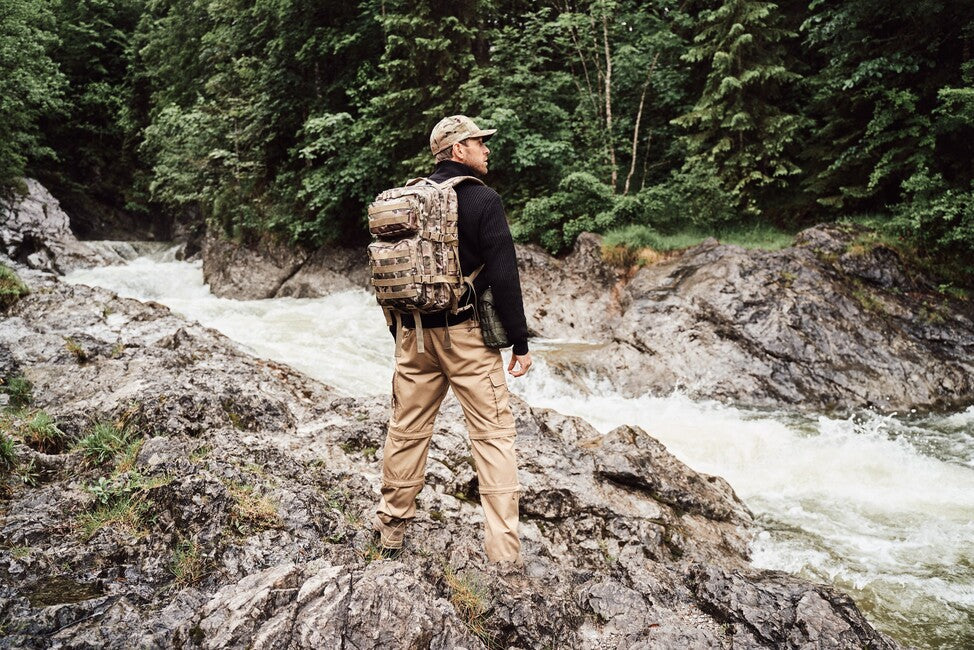 Brandit US Cooper Large hátizsák, flecktarn, 40L