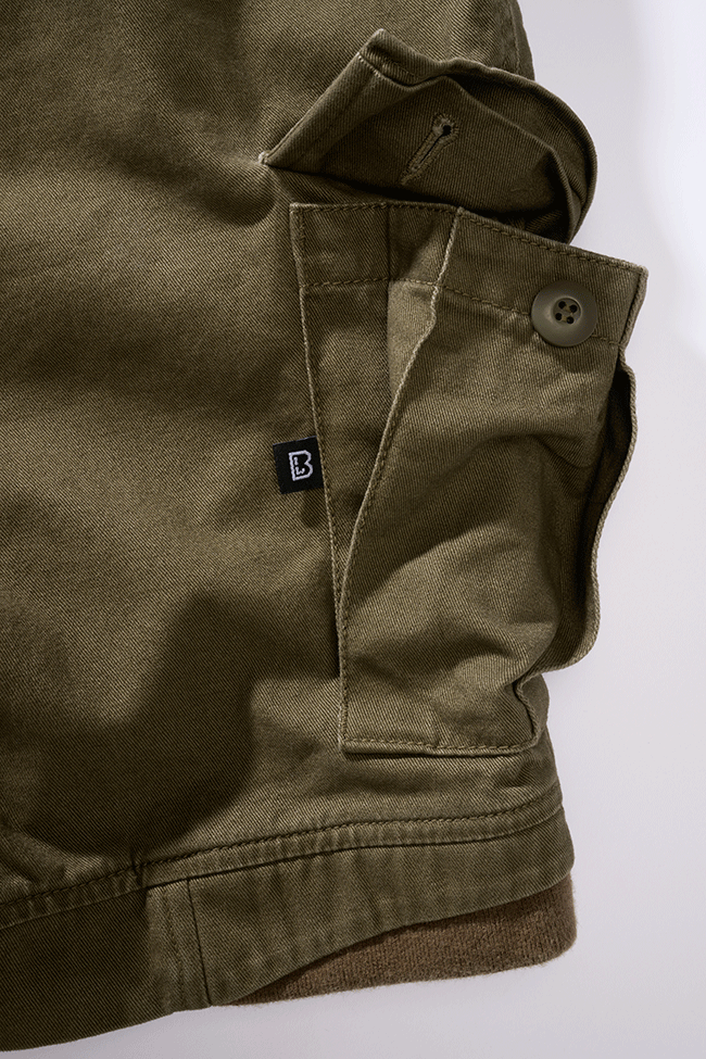 Brandit Packham Vintage kraťasy, oliv