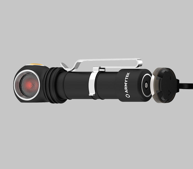 ArmyTek Wizard C2 WR fejlámpa LED mágneses tartóval akkumulátoros táplálás 1100 lm 3 h 65 g, White & Red