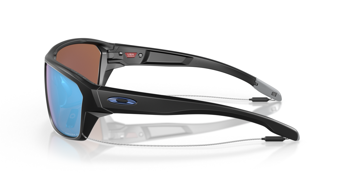 Oakley SPLIT SHOT napszemüveg Matte Black kerettel és Prizm Deep Water Polar lencsékkel, 64