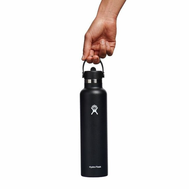 Hydro Flask Standard Mouth Flex Cap termoszpalack 24 OZ 710ml, fekete