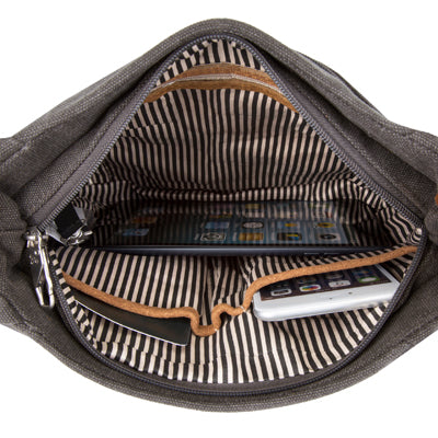Travelon Heritage Hobo antitolvaj táska, szürke