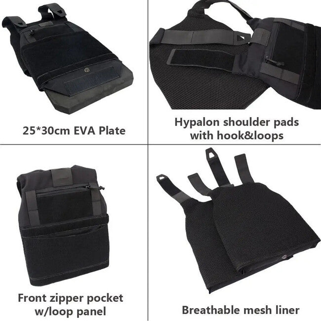 DRAGOWA Tactical Lightning taktikai mellény, szürke