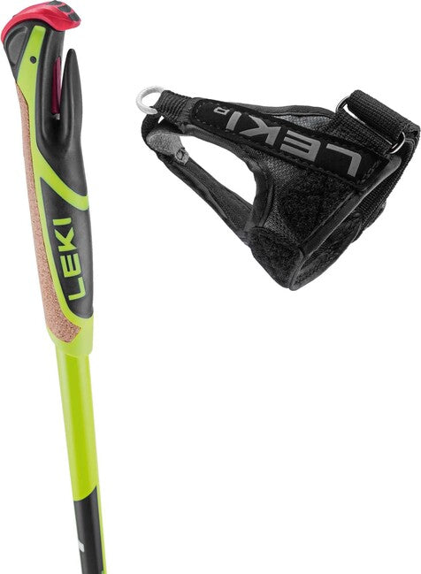 LEKI CC 450 futó sí bot, neon sárga/fekete-fehér