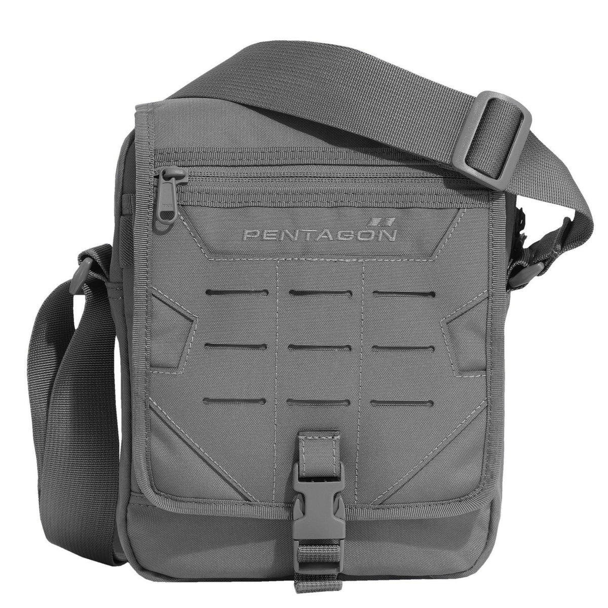 Pentagon Messenger Sling válltáska, szürke