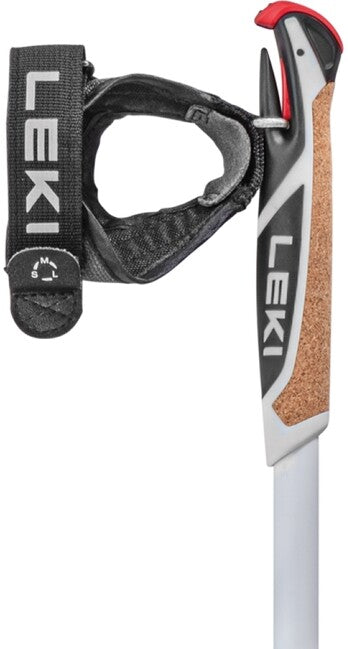 LEKI Spin Shark SL Nordic Walking bot, fehér-füst zöld-sötét antracit, 100 - 130 cm