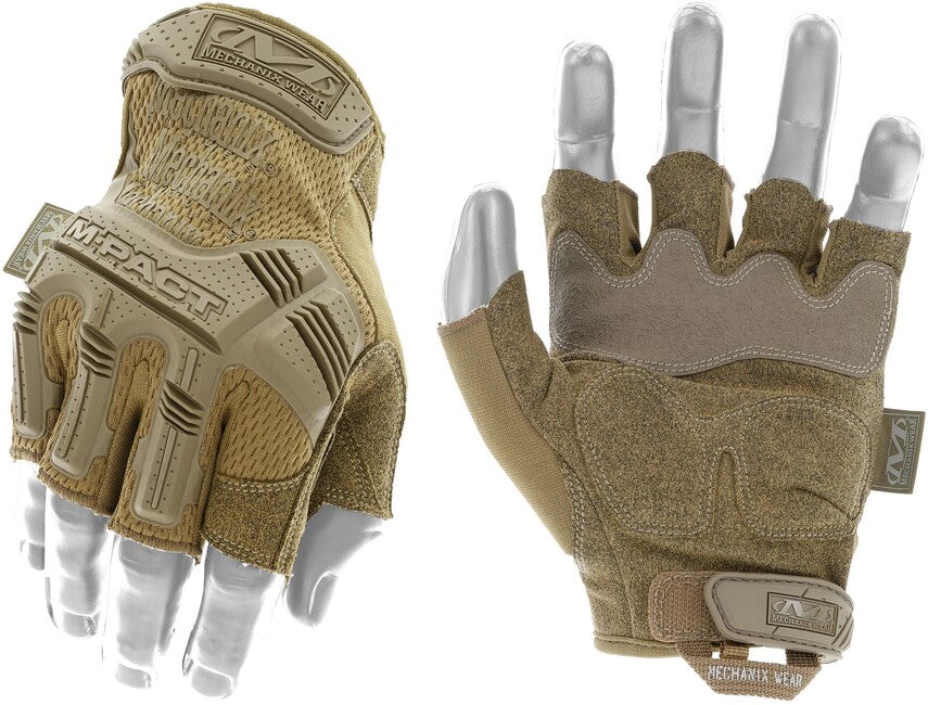 Mechanix M-Pact ujjatlan ütésálló kesztyű, coyote