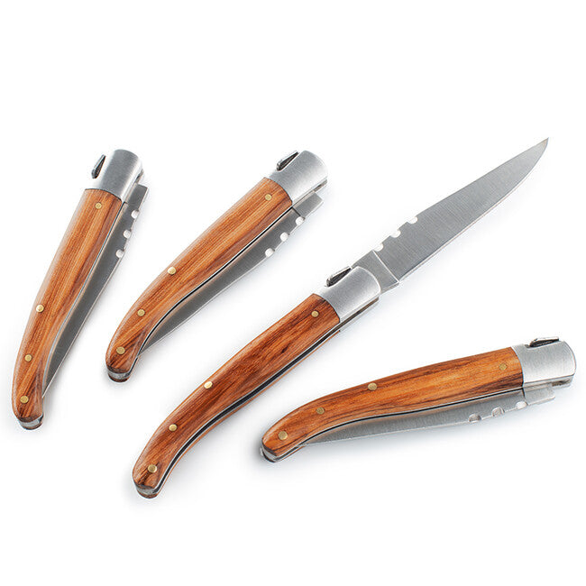 GSI Outdoors Rakau összecsukható steak kés készlet
